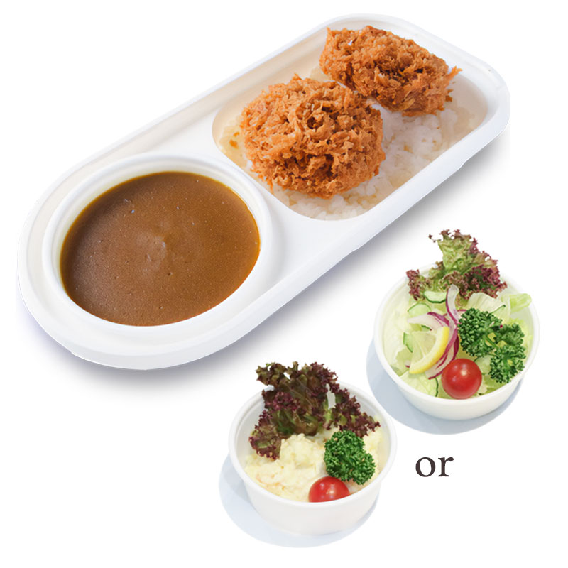【ランチ】オーベルジーヌ欧風カレー × まい泉ヒレかつ 贅沢コラボ弁当 【ランチ】オーベルジーヌ欧風カレー × まい泉ヒレかつ 贅沢コラボ弁当|新宿御苑前でカレーのテイクアウトとデリバリーなら欧風カレーオーベルジーヌ新宿本店